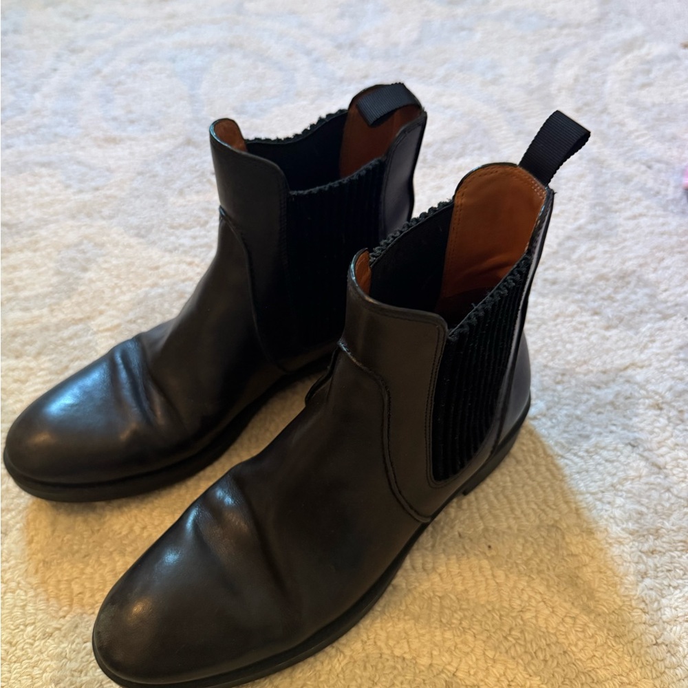 Marc by Marc Jacobs Black Leather Boots